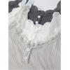 imageSOLY HUX Womens Pajama Set Lounge Sets 3 Pack PJs Lace Crop Tank Tops and Long Pants SleepwearGrey White Multi