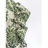 imageSOLY HUX Womens Plus Size Summer Two Piece Sets Ruffle Cap Sleeve Floral Blouse Belted Pants OutfitsGreen Multi