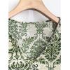 imageSOLY HUX Womens Plus Size Summer Two Piece Sets Ruffle Cap Sleeve Floral Blouse Belted Pants OutfitsGreen Multi