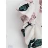 imageSOLY HUX Womens Plus Size Summer Two Piece Sets Ruffle Cap Sleeve Floral Blouse Belted Pants OutfitsWhite and Red Violet