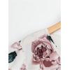 imageSOLY HUX Womens Plus Size Summer Two Piece Sets Ruffle Cap Sleeve Floral Blouse Belted Pants OutfitsWhite and Red Violet