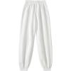 imageSOLY HUX Womens Elastic High Waist Sweatpants Casual Workout Running Joggers PantsPlain White