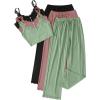 Dusty Pink Green Black