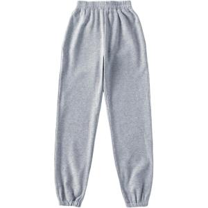 imageSOLY HUX Womens Elastic High Waist Sweatpants Casual Workout Running Joggers PantsLight Grey
