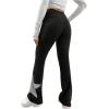 imageSOLY HUX Womens Flare Leggings High Waisted Sweatpants Bell Bottoms Bootcut Yoga PantsBlack Star