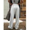 imageSOLY HUX Womens High Waisted Baggy Sweatpants Drawstring Wide Leg Loose Pants with PocketsPure Grey