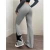 imageSOLY HUX Womens High Waisted Bootcut Flare Leggings Y2k Yoga Sweatpants StreetwearGrey Star