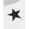 imageSOLY HUX Womens Pajama Set Star Print Tank Top and Plaid Pants Fuzzy Loungewear SleepwearBlack and White Plaid