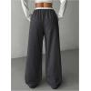 imageSOLY HUX Girls Drawstring Waist Baggy Sweatpants Wide Leg Casual Loose Long PantsDark Grey