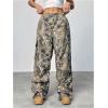 imageSOLY HUX Womens Camo Baggy Cargo Pants High Waisted Wide Leg Trousers Sweatpants Hip Hop StreetwearGreen Camo