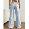 imageSOLY HUX Womens Drawstring Straight Leg Baggy Pants Casual Lounge Pants Trousers with PocketLight Blue