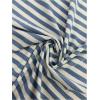 imageSOLY HUX Womens Striped 2 Piece Outfits Square Neck Long Sleeve Crop Tops and Wide Leg Pants Matching SetsMulticoloured Striped