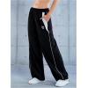 imageSOLY HUX Womens Y2k Baggy Parachute Pants Elastic High Waisted Sweatpants Track Pants StreetwearBlack Star