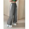 imageSOLY HUX Womens Y2k Baggy Parachute Pants Elastic High Waisted Sweatpants Track Pants StreetwearGrey Star