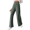 imageSOLY HUX Womens Elegant Ribbed Knit Sleeveless V Neck Bodycon Pencil Midi Dress Solid Long Summer Tank DressesPure Army Green
