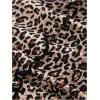 imageSOLY HUX Girls Summer Mini Skirts High Waisted Ruffle Layered Skirts Swing Flowy Skater Tennis SkirtBlack White Leopard