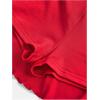 imageSOLY HUX Girls Summer Mini Skirts High Waisted Ruffle Layered Skirts Swing Flowy Skater Tennis SkirtPlain Red