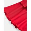 imageSOLY HUX Girls Summer Mini Skirts High Waisted Ruffle Layered Skirts Swing Flowy Skater Tennis SkirtPlain Red