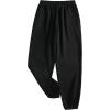 imageSOLY HUX Womens Butterfly Print Drawstring High Waisted Sweatpants Joggers PantsPure Black