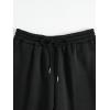 imageSOLY HUX Womens Butterfly Print Drawstring High Waisted Sweatpants Joggers PantsPure Black