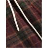 imageSOLY HUX Womens Plaid Checkered Pants Drawstring High Waisted Baggy Wide Leg Trousers with PocketsMulticoloured Plaid