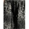 imageSOLY HUX Womens Plus Size Leopard Print Sweatpants Drawstring Waist Wide Leg Y2k Pants with PocketsBlack and White Leopard