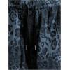 imageSOLY HUX Womens Plus Size Leopard Print Sweatpants Drawstring Waist Wide Leg Y2k Pants with PocketsBlue Leopard