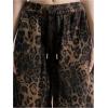 imageSOLY HUX Womens Plus Size Leopard Print Sweatpants Drawstring Waist Wide Leg Y2k Pants with PocketsBrown Leopard