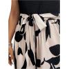 imageSOLY HUX Womens Plus Size Print Belted Jumpsuits Casual Summer Sleeveless Square Neck Wide Leg Tank Romper Long PantsBlack and Bronze