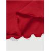 imageSOLY HUX Womens Summer Ruffle Layered Mini Skirts Drawstring Ruched High Waisted Flowy Skater SkirtsPure Red