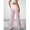 imageSOLY HUX Womens Sweatpants High Waisted Straight Leg Pants Drawstring Fall Casual TrousersSolid Pink