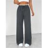 imageSOLY HUX Womens Wide Leg Sweatpants Y2k Streetwear Casual High Waisted Baggy Track PantsGrey Striped