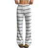 imageSOLY HUX Womens Striped Pants Drawstring Low Rise Flare Leg Long Pants TrousersGrey Striped