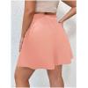 imageSOLY HUX Womens Plus Size Shirred Elastic High Waisted Wide Leg ShortsSolid Pink
