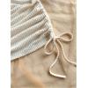 imageSOLY HUX Womens Twist Front Strapless Tube Top and Skirts Y2k Matching Set Summer 2 Pieces OutfitsSolid Apricot