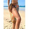 imageSOLY HUX Sarong Wraps for Women Boho Print Knot Side Cover Up Skirt Beach Swimsuit SwimwearMulticoloured Print