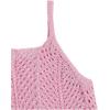 imageSOLY HUX Toddler Girls Color Cable Knit Swimsuit Cover up Short Beach Cami DressPlain Pink