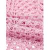 imageSOLY HUX Toddler Girls Color Cable Knit Swimsuit Cover up Short Beach Cami DressPlain Pink
