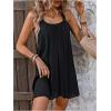 imageSOLY HUX Womens Cover Up Dress Sleeveless Summer Beach Swimsuit Bathing SuitPlain Black