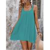 imageSOLY HUX Womens Cover Up Dress Sleeveless Summer Beach Swimsuit Bathing SuitPlain Cadet Blue