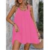 imageSOLY HUX Womens Cover Up Dress Sleeveless Summer Beach Swimsuit Bathing SuitPlain Hotpink
