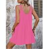 imageSOLY HUX Womens Cover Up Dress Sleeveless Summer Beach Swimsuit Bathing SuitPlain Hotpink