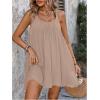 imageSOLY HUX Womens Cover Up Dress Sleeveless Summer Beach Swimsuit Bathing SuitPlain Khaki
