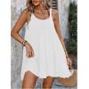 imageSOLY HUX Womens Cover Up Dress Sleeveless Summer Beach Swimsuit Bathing SuitPlain White