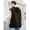 imageSOLY HUX Mens Plus Size Sleeveless Hooded Tank Top Summer Hoodies Vest Muscle Gym Big and Tall TopsBlack