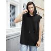 imageSOLY HUX Mens Plus Size Sleeveless Hooded Tank Top Summer Hoodies Vest Muscle Gym Big and Tall TopsBlack