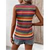 imageSOLY HUX Womens Summer Boho Tank Tops Geo Print Sleeveless Crewneck Casual Vacation Vest Top ShirtsMulti Geo