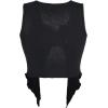imageSOLY HUX Womens Y2K Sexy Tank Top Strapless Sleeveless Graphic Split Crop Tops VestBlack Graphic