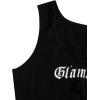 imageSOLY HUX Womens Y2K Sexy Tank Top Strapless Sleeveless Graphic Split Crop Tops VestBlack Graphic
