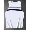 imageSOLY HUX Mens Sleeveless Summer Tank Tops Colorblock Muscle Vest Shirts Vacation Beach TopsWhite Printed